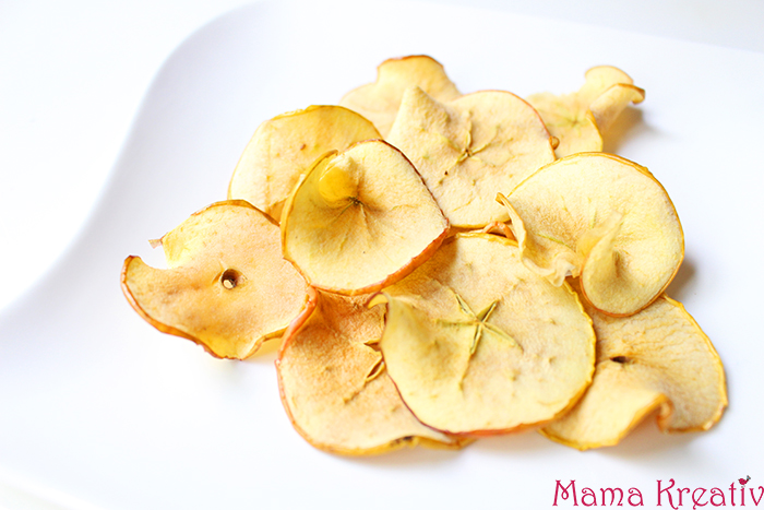 Apfelchips selber machen trocknen rezept gesunde snacks